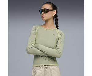 PUMA Haut ajusté à manches longues YONA Femme, Vêtements, Vert, XS XS