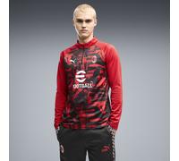 PUMA Haut d’échauffement 1/4 zip AC Milan Homme, Accessoires, Rouge, 3XL 3XL