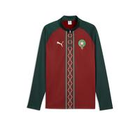 PUMA Haut d’échauffement 1/4 zip Maroc Homme, Accessoires, Rouge, S S
