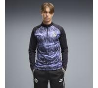 PUMA Haut d’échauffement à col zippé Olympique de Marseille Homme, Accessoires, Bleu, L L