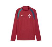 PUMA Haut d’entraînement 1/4 zip Portugal Homme, Accessoires, Rouge, M M