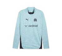 PUMA Haut d’entraînement à col zippé Olympique de Marseille Homme, Accessoires, Bleu, XL XL