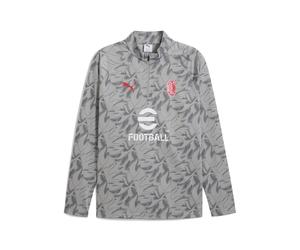 PUMA Haut d'avant-match à 1/4 zip AC Milan Homme, Accessoires, Gris, 3XL 3XL