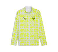 PUMA Haut d'avant-match à 1/4 zip Borussia Dortmund Homme, Accessoires, Gris, M M