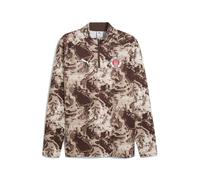 PUMA Haut d'avant-match à col zippé FC St. Pauli Homme, Accessoires, Marron, 3XL 3XL