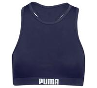 Puma Haut de bikini Racerback – Bleu marine – Femme Taille M