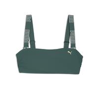 Puma Bandeau Bikini Top Vert S Femme