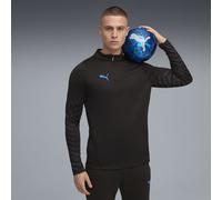 PUMA Haut de football à col zippé individualCUP Homme, Vêtements, Noir/Blanc/Ultra Bleu, M M