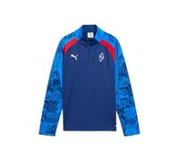 PUMA Haut de Football à col zippé Neymar Jr Playmaker Enfant et Adolescent 164, Blazing Blue White Ultra