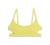 PUMA Haut de maillot de bain court Femme, Sport, Jaune Alert, L L