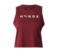 PUMA Haut de sport 'Puma x Hyrox Cloudspun' bordeaux / blanc, Taille S