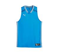 PUMA Haut de sport 'Team Game' bleu / noir / blanc, Taille S