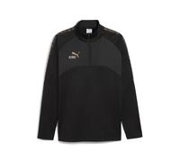 PUMA Haut de training de football d’hiver à col zippé KING Homme, Vêtements, Noir, L L