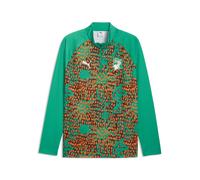 PUMA Haut d'échauffement à 1/4 zip Côte d'Ivoire Homme, Accessoires, Vert, XL XL