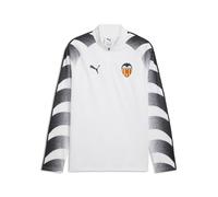 Puma Valencia Cf 26/27 Warm Up Pre Match Half Zip Sweatshirt Blanc L Homme