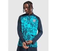 PUMA Haut d'échauffement zippé Manchester City FC - Bleu S