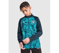 PUMA Haut d'échauffement zippé Manchester City FC Junior - Bleu 9-10Y