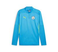 Puma Haut D'entraînement À 1/4 Zip Manchester City Homme, Sport, Magic Bleu/Jaune Glow, L