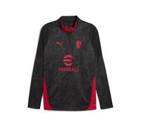 PUMA Haut d'entraînement à col zippé 25/26 AC Milan Homme, Accessoires, Noir, 3XL 3XL