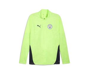 PUMA Haut d'entraînement à col zippé Manchester City Homme, Accessoires, Jaune, M M