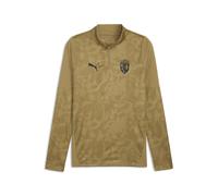 PUMA Haut d'entraînement à col zippé RC Lens Homme, Sport, Matte Doré/Noir, XL XL