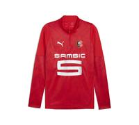 PUMA Haut d'entraînement à col zippé Stade Rennais FC Homme, Accessoires, Rouge, L L
