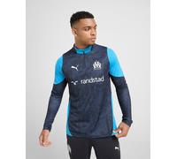 PUMA Haut d'entraînement zippé 1/4 Olympique Marseille - Bleu L