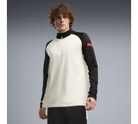PUMA Haut slim à col zippé individualLIGA Homme, Vêtements, Beige, M M