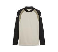 PUMA Haut slim à manches longues et col zippé individualFINAL Homme, Accessoires, Beige, 3XL 3XL