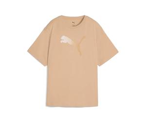 PUMA Her Graphic Relaxed Tee, T-Shirts Mixte, Warm Beige,