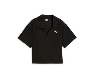 PUMA Her Polo Mixte, Noir, XL