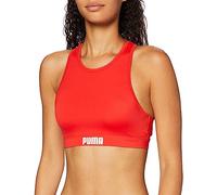 Puma High NCK T Maillot de Bain, Rouge, S Femme