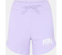 Puma High Waist Woven Tracksuit Shorts Violet 8 (XS) Female
