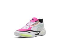 Puma Homme All-Pro Nitro Skybreak Basket, White Mint Melt Fluro Pink PES, 47 EU