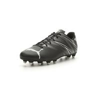PUMA Homme Attacanto Firm, Artificial Ground Soccer Cleat Basket, Black Silver Mist, 40.5 EU