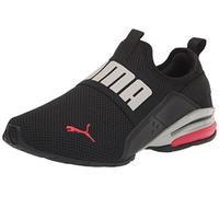 PUMA Homme Axelion Chaussures à Enfiler Slip on, Noir High Risk Rouge Gris Violet, 45 EU