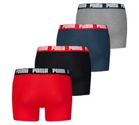 Puma Homme Boxer , 4er Paquet - Basic Boxer Ecom , Coton Stretch, Everyd