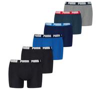 Puma Homme Boxer , 6er Paquet - Basic Boxer Ecom , Coton Stretch, Everyd