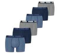 Puma Homme Boxer , 6er Paquet - Basic Boxer Ecom , Coton Stretch, Everyd