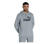 PUMA Homme Ess Big Logo Hoodie Tr Pull, Medium Gray Heather, M EU
