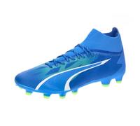 Puma Homme FG/AG Chaussure de Football, Ultra Blue White Pro Green, 45 EU