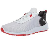 PUMA Homme Fusion Crush Sport Wide Chaussure de Golf, Charbon Blanc foncé, 48.5 EU Large