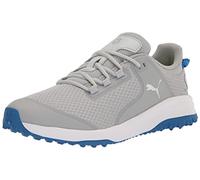 Puma Homme Fusion Grip Extra Wide Chaussures de Golf, Gris Clair Plat, 13