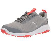 PUMA Homme Fusion Pro Chaussure de Golf, Quarry Silverred Blast, 47 EU