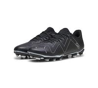 PUMA Homme Future Play FG/AG Chaussure de Football, Black Silver, 44 EU