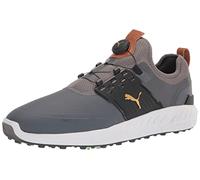 Puma Homme Ignite Articulate Disc Chaussure de Golf, Quiet Shade Team Gold Black, 44 EU