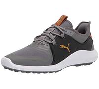 PUMA Homme Ignite Fasten8 Chaussure de Golf, Quiet Shade Gold Black, 40.5 EU
