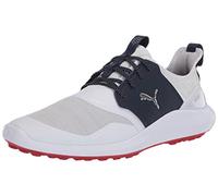 PUMA Homme Ignite NXT Lace Chaussure de Golf, Caban Blanc argenté, 42.5 EU