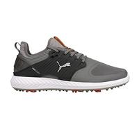 PUMA Homme Ignite Pwradapt Caged Chaussures de Golf, Quiet Shade Bronze Noir, 41.5 EU