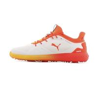 Puma Homme Ignite Pwradapt Solstice Chaussures de Golf, Blanc White-NRGY Red 01, 44.5 EU